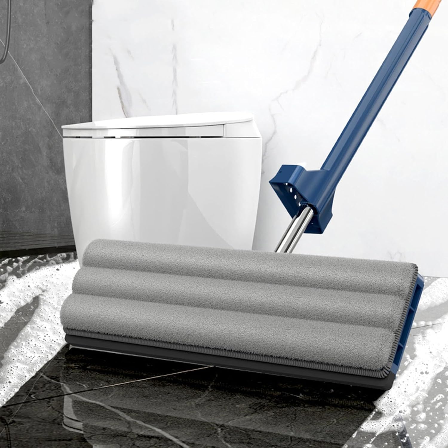 Balai plat microfibre mains libres