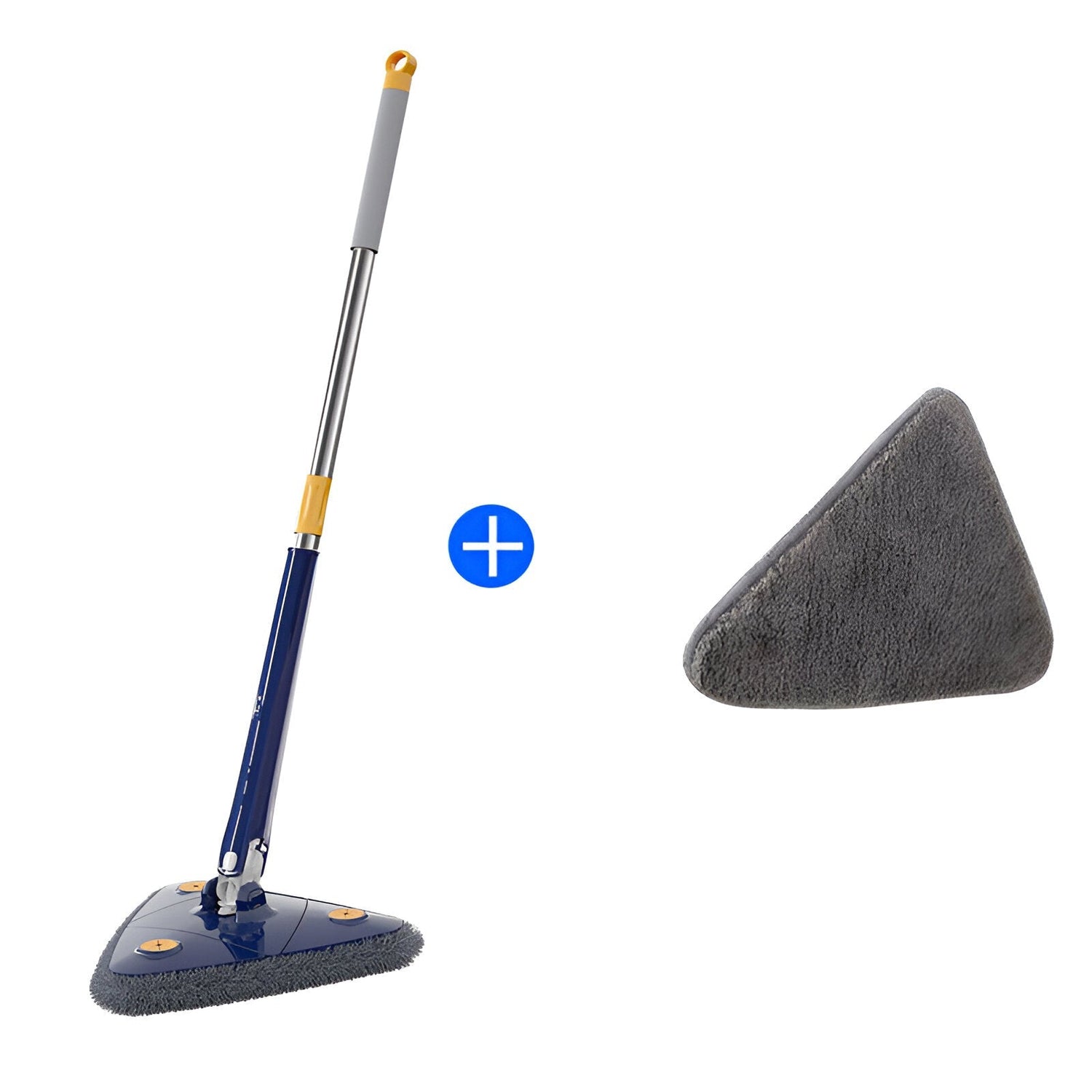 Mop de nettoyage ajustable et rotatif à 360